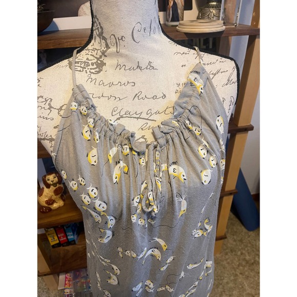 Anthropologie Vanessa Virginia Cocodrie Fish Tank halter high neck - Picture 3 of 7